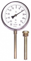 Термометры биметаллические, технические, промышленные, без резьбовые