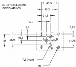 Распределитель гидравлический клапанного типа с электромагнитным управлением 4401-03 (cetop 03) Dt03
