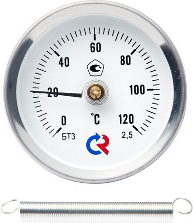 термометр биметаллический накладной БТ-30.010