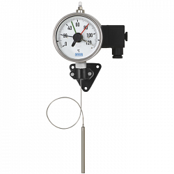 Манометрический термометр с микропереключателем и капилляром